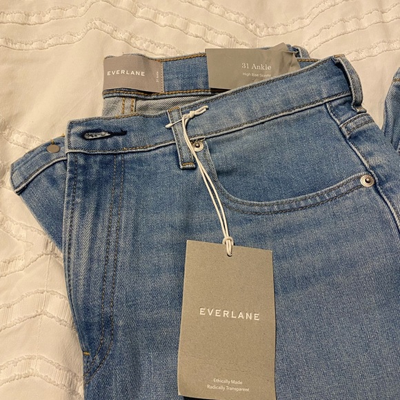 Everlane High Rise Skinny Ankle Jeans Size 31 - Picture 2 of 3